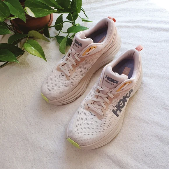 HOKA Bondi 8 | Cream Vanilla | Women's US 9.5 - Picture 3 of 9